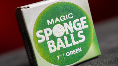 Magic Sponge Balls 4PK GREEN 1" by Murphy's Magic