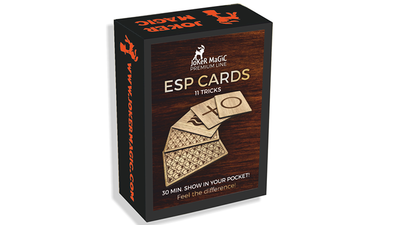 Wooden ESP Cards by Joker Magic