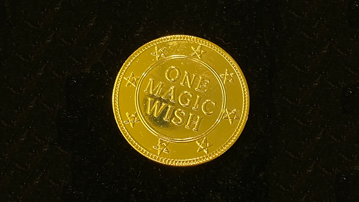 18K Gold Plated Magic Wishing Coin by Alan Wong - Trick