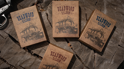Deadwood Marked (Red) Playing Cards  by Matthew Wright and Mark Bennett