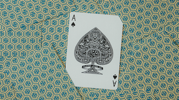 No Borders Honeycomb Playing Cards by Joker and the Thief