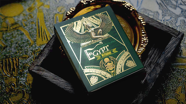 Egypt Mythology Black Edition (Green, Nile) Playing Cards