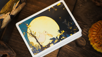 Round Moon Playing Cards by TCC Fashion