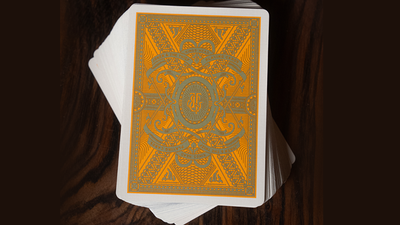 Kings Head (Green & Yellow) Playing Cards  by Joker and the Thief