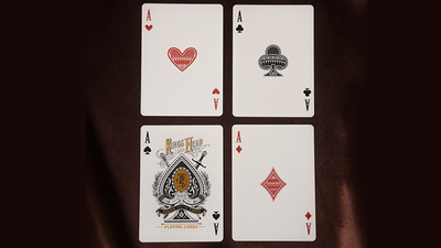 Kings Head (Green & Yellow) Playing Cards  by Joker and the Thief
