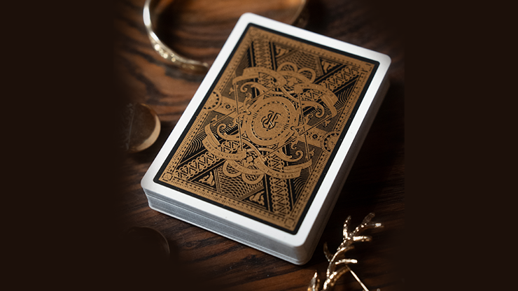King's Head (Black and Gold Foil) Playing Cards  by Joker and the Thief
