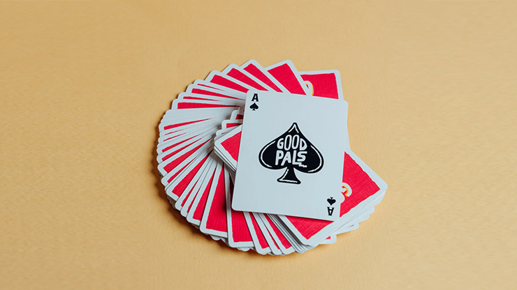 Good Pals Red Logo Playing Cards