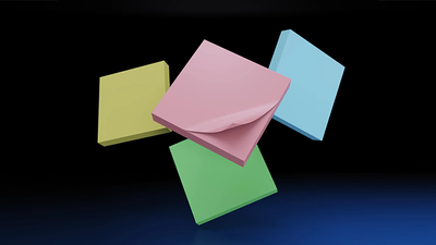 The Iarvel Magic Post-It Pad (Red) by Iarvel Magic