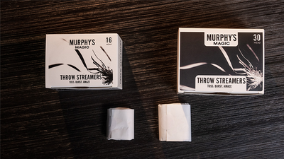 Throw Streamers 12 pk. (White / 16 Head) by Murphy's Magic