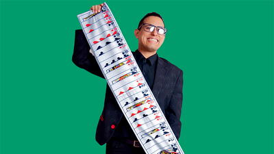 Mystery Card Streamer (Red 4 of Hearts) by PlayTime Magic DEFMA