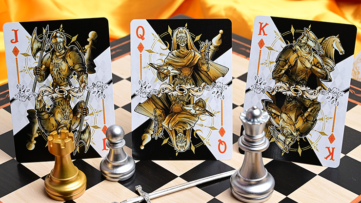 CHESS White Playing Cards by Hidden Light