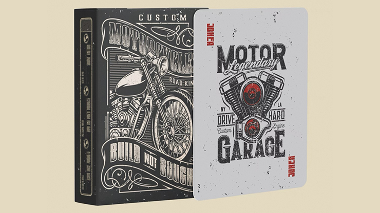 Custom Motorcycles Playing Cards