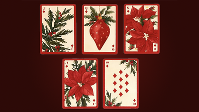 Christmas Botanicals Playing Cards by Puckator UK