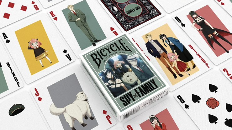 Bicycle Spy Family Playing Cards by US Playing Card