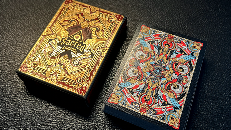 Sacred Legends Black Edition Playing Cards  by HypieLab