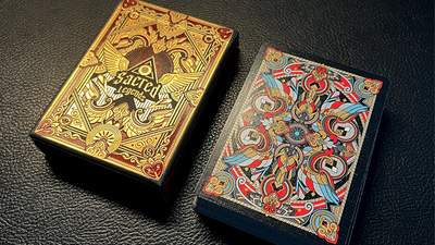 Sacred Legends Black Edition Playing Cards  by HypieLab