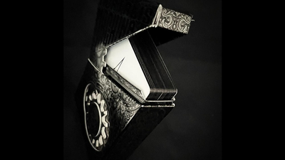 Black Metallic Foil Mortalis Machina Edition Playing Cards