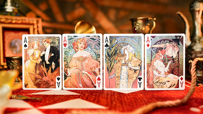 Mucha Standard Playing Cards by 52 MUSÉE
