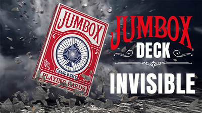 Jumbox Invisible Deck (Red) by Magic Dream
