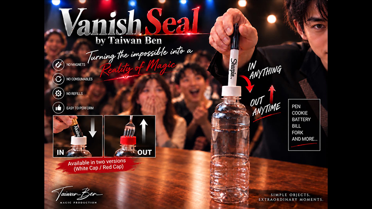 Vanish Seal (Red Cap) by Taiwan Ben