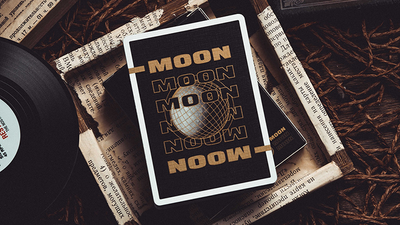Moon (Black) Playing Cards
