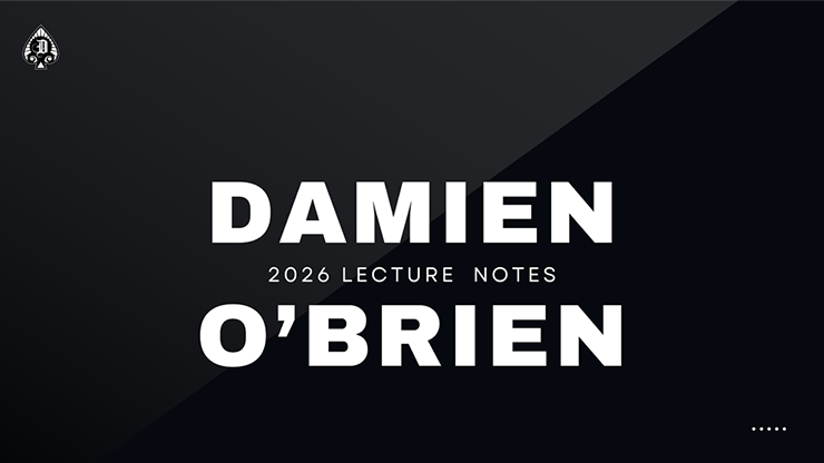Damien's 2026 Lecture Notes eBook DOWNLOAD