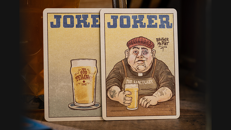 Odd Fellow Brother McPint Poker Playing Cards by Stockholm17