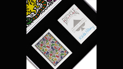 Bicycle Keith Haring (Box Set Red and Blue) Playing Cars by US Playing Cards