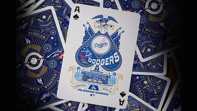 Dodgers Playing Cards by theory11