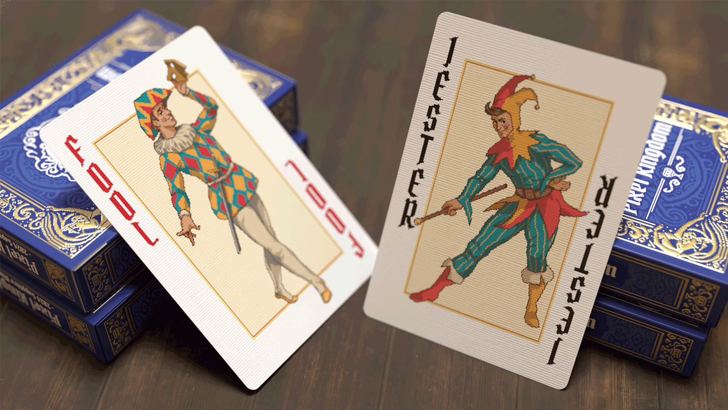 Pixel Kingdom (Sapphire Blue Edition) Playing Cards