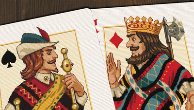 Pixel Kingdom (Sapphire Blue Edition) Playing Cards