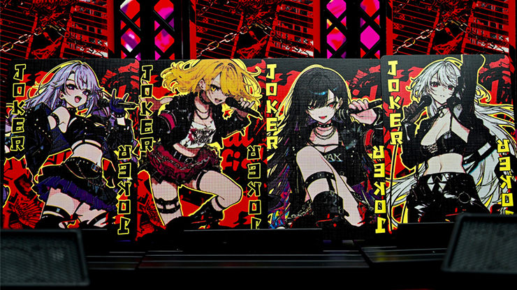 Akiba Frenzy! - Band Girls (Lead Singer) Playing Cards