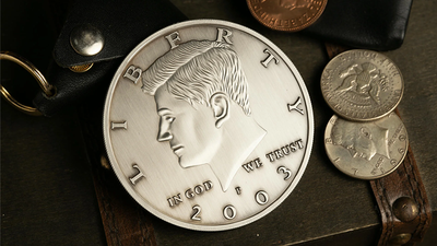 Bacon Jumbo Coin (Oversized Half Dollar) by Bacon Magic