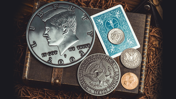 Bacon Jumbo Coin (Oversized Half Dollar) by Bacon Magic