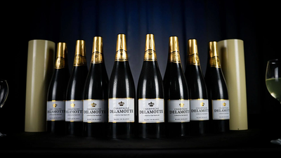 Miracle Wine Bottles Champagne Model Complete Set with Case by TCC Magic