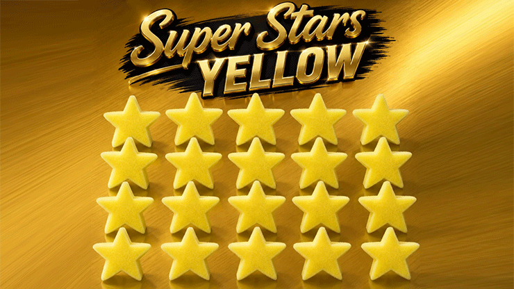 Super Stars Yellow (Bag of 20) Sponge