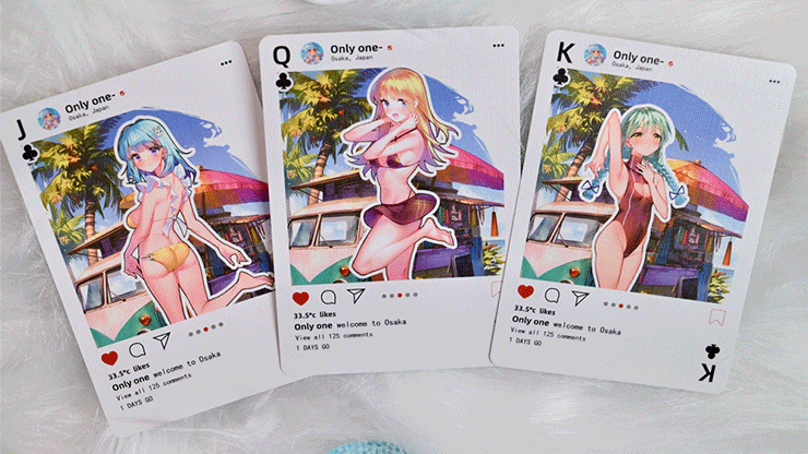 Sweet Cosplay Show - Azure Summer (Grading Box) Playing Cards