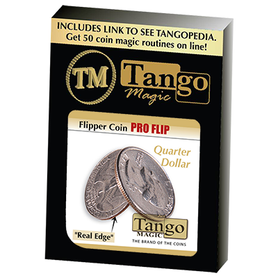 Flipper coin Pro Flip Quarter dollar (D0105) by Tango
