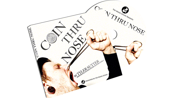 Coin Thru Nose by Tyler Sutter  & The Magic Estate - Trick