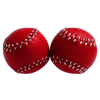 Chop Cup Balls Red Leather (Set of 2) by Leo Smetsers - Trick