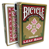 Bicycle Leaf Back Deck (Red) by Gambler's Warehouse