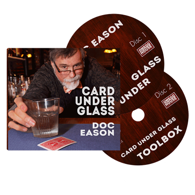 Doc Eason Card Under Glass (2 DVD set) by Kozmomagic - DVD
