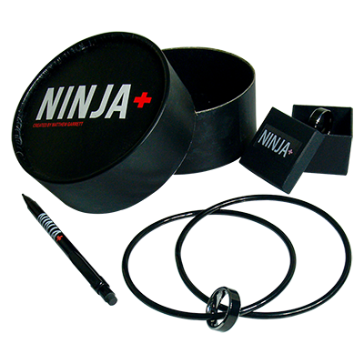 Ninja+ Deluxe BLACK (Gimmicks & DVD) by Matthew Garrett - Trick