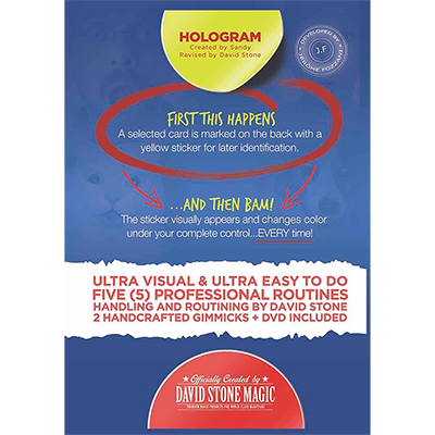 Hologram Blue (DVD and Gimmick) by David Stone - DVD