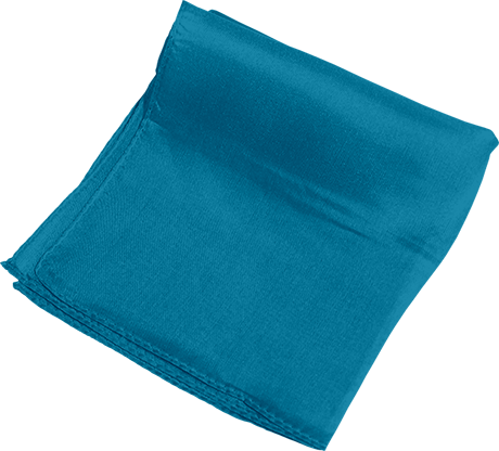 Silk 24 inch (Turquoise) Magic by Gosh - Trick