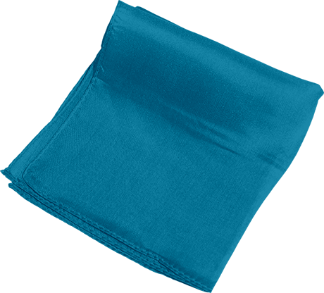 Silk 6 inch (Turquoise) Magic by Gosh - Trick
