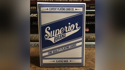 Superior (Blue) NEW Playing Cards by Expert Playing Card Co