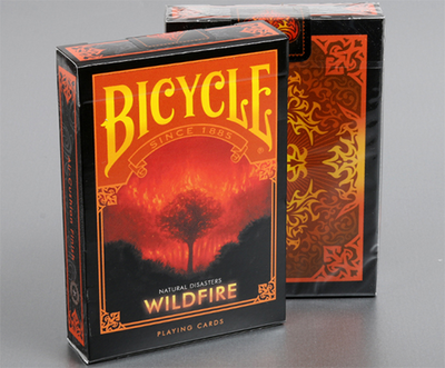 Bicycle Natural Disasters "Wildfire" Playing Cards by Collectable Playing Cards