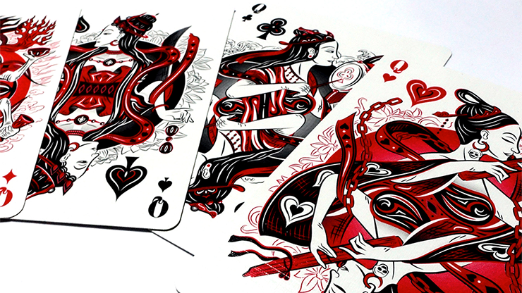 Realms (Red) Playing Cards