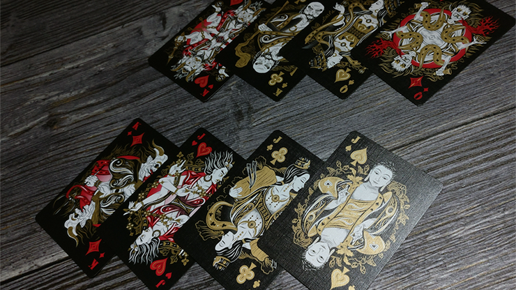 Bicycle Realms (Black) Playing Cards